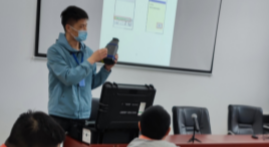 仪德为湖北兴发现场培训手持式光谱仪检测不锈钢